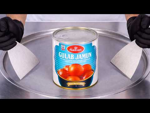 Gulab Jamun - Ice Cream Rolls | ASMR 🇮🇳 thumbnail