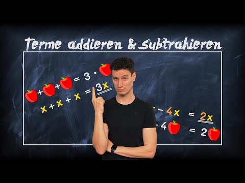 Terme addieren und subtrahieren - einfach erklärt thumbnail
