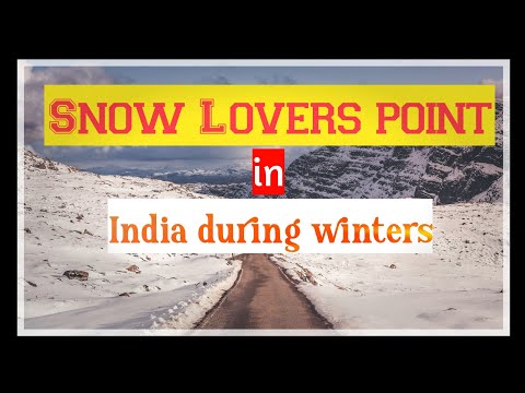 Best places to visit in India in Winters || Top 10 places for snowfall in India Best places in India thumbnail