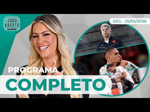 FLAMENGO X PALMEIRAS, CRISE NO VASCO: JOGO ABERTO NOVIBET DEBATE RODADA | COMPLETO | 25/05/2026 thumbnail