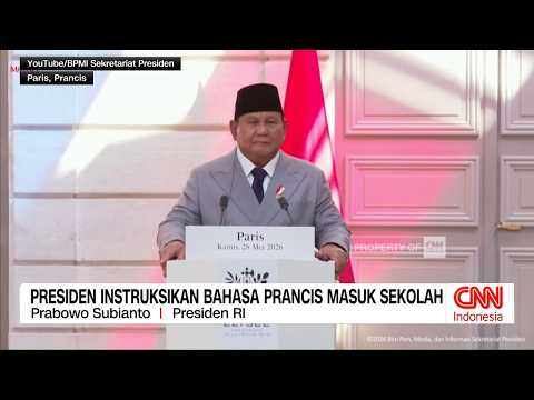 Presiden Instruksikan Bahasa Prancis Masuk Sekolah thumbnail
