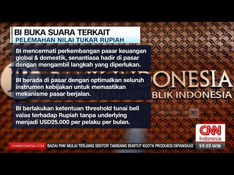 Bank Indonesia Respons Rupiah yang Terus Melemah thumbnail