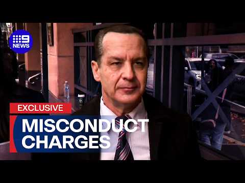 Police officer accused of misconduct over a relationship with an underage girl | 9 News Australia thumbnail