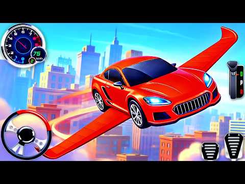 Flying Car Stunt Adventure Simulator - Car Tracks Racing 3D - Android GamePlay thumbnail