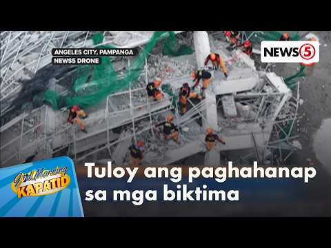 Imbestigasyon sa sanhi ng pagguho ng gusali, nagpapatuloy | Gud Morning Kapatid thumbnail