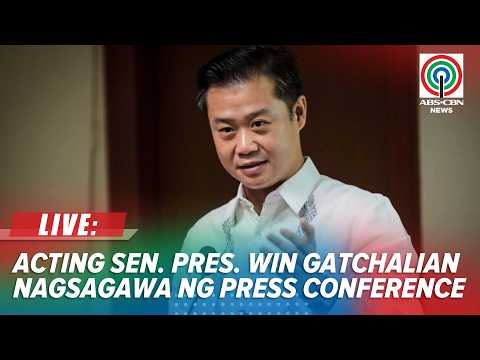 LIVE: Acting Senate President Win Gatchalian holds press briefing | June 4, 2026 thumbnail
