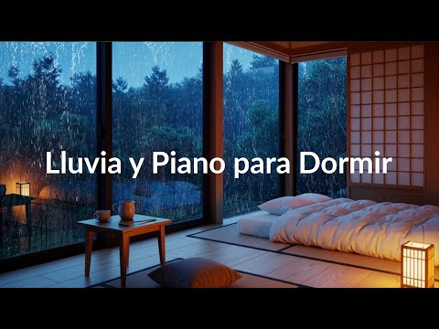 SUEÑO PROFUNDO Música Relajante Piano Lluvia Suave y Truenos para Dormir, Duerme rápido thumbnail