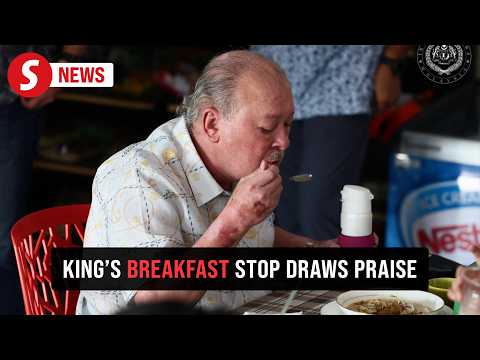 King's breakfast stop at Johor R&R garners social media buzz thumbnail