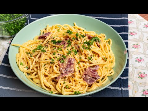 Spaghetti Carbonara Halal: 3 Kunci Sos Licin (No Cream) thumbnail