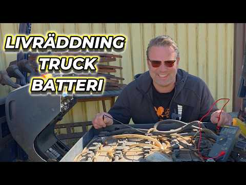 Klarar jag rädda livet på ett truckbatteri? Hittade förmodligen felet varför styrenheten var borta. thumbnail