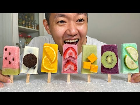 如何製作彩色水果冰棒！How to Make Colorful Fruit Popsicles thumbnail