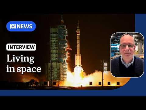 China sends astronauts to research life in space | The World | ABC NEWS thumbnail