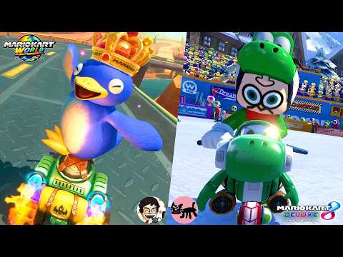 【2人実況】史上最悪大絶叫の『 1位を10回取るまで終われないマリオカートワールド ＆ マリオカート 8DX』 thumbnail