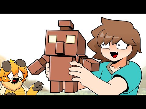 Make a copper golem ㅣ Minecraft anime thumbnail