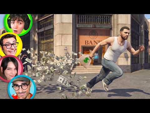 Ho SFIDATO i miei amici a CHI FA LA RAPINA migliore! - Gta 5 thumbnail