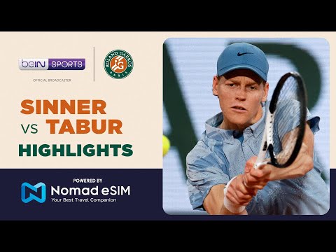 Jannik Sinner vs Clement Tabur  | Roland-Garros 2026 | Match Highlights thumbnail