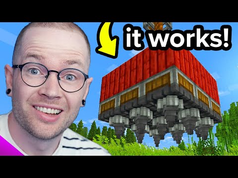 I BUILT MY FIRST MINECRAFT MACHINE! (Modded Minecraft Part 6) thumbnail