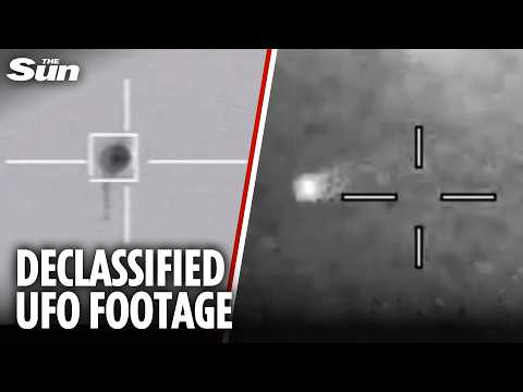 Revealed: Moment F-16 'blew apart UFO' over Michigan as Pentagon declassifies documents thumbnail