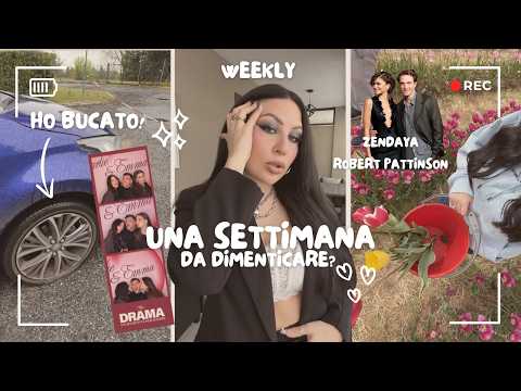 UNA SETTIMANA DI DRAMMI (ma almeno ho conosciuto Zendaya e Robert Pattinson) ? weekly vlog thumbnail