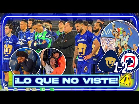 ⚠️ PUMAS TERMINÓ LLORANDO! Las imágenes más dolorosas desde cancha | Pumas vs Cruz Azul Final thumbnail