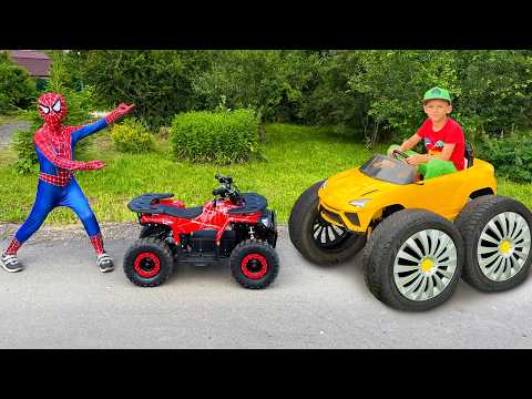 Superheroes help kids!  Sofia and Her Fun Stories with Cars thumbnail