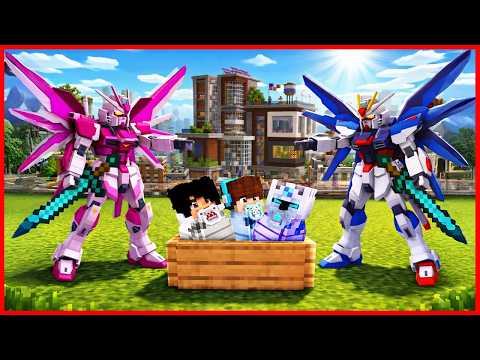 10 YOUTUBER DI ADOPSI ROBOT MASA DEPAN TRANSFORMER AI DI MINECRAFT ! SEMUA JADI KOTA MODERN ! thumbnail