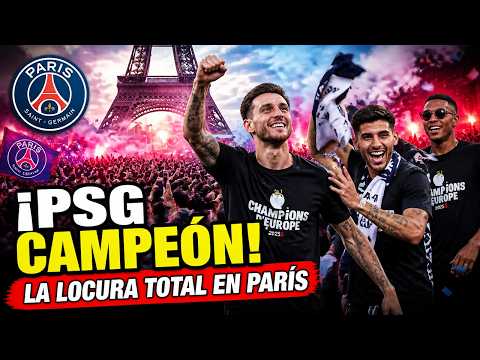 ¡PSG CAMPEÓN! La locura total en las calles de París thumbnail