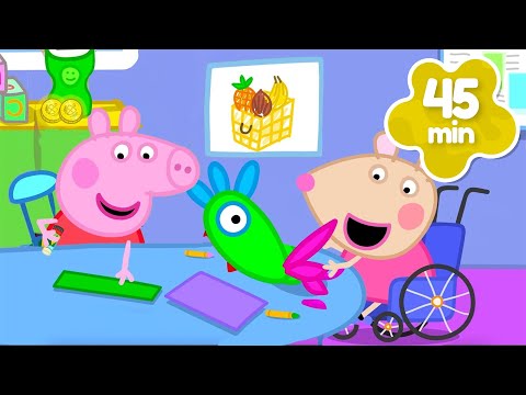 Peppa CRAFTS a LUCKY Hamper 🧺💵 Peppa Pig Full Episodes | 45 Minutes of Kids Cartoons thumbnail