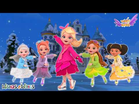 This Is The Way We Ice Skate ❄️👑 | Winter Song For Kids| Wands And Wings thumbnail