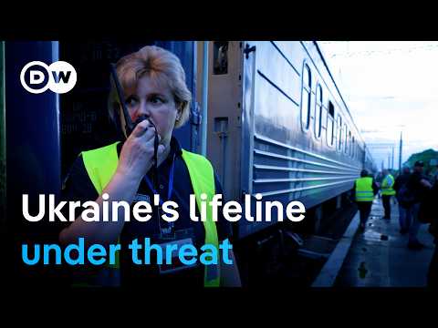 Under attack: Traveling on Ukraine's train to the frontline | DW News thumbnail