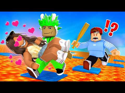 meine FREUNDIN vor LAVA RETTEN in Roblox! thumbnail