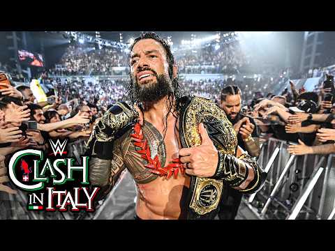 Roman Reigns sends a message to any challengers: WWE Clash in Italy Post-Show thumbnail