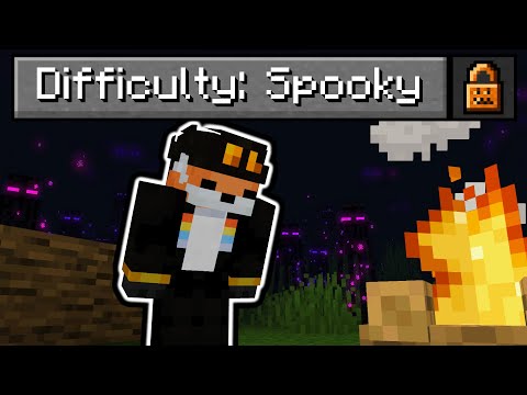 So I made a "Spooky" Difficulty in Minecraft... thumbnail