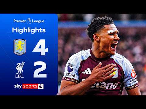 Watkins bags brace as Villa rip Reds apart ? | Aston Villa 4-2 Liverpool | Premier League Highlights thumbnail