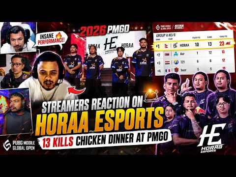 Pakistani and Nepali Streamers Reaction on Horaa Esports PMGO Chicken Dinner 😱 | Horaa Esports #1  thumbnail