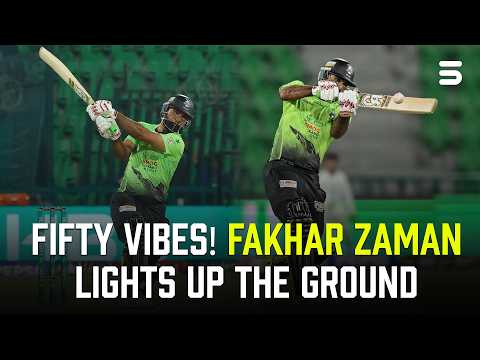 Crowd Goes Wild As Fakhar Zaman Smashes 53 ?  | Lahore  vs Hyderabad Kingsmen | HBL PSL 11  | MZB1U thumbnail