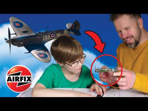 STEM at Home: Airfix Spitfire Starter Set Building Experience #AD thumbnail