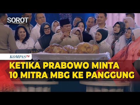 Ketika Prabowo Minta 10 Mitra MBG Naik ke Panggung, Tunjukkan Contoh Potongan Ayam Goreng! thumbnail