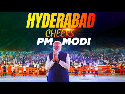 LIVE: PM Modi participates in a massive public meeting in Hyderabad thumbnail