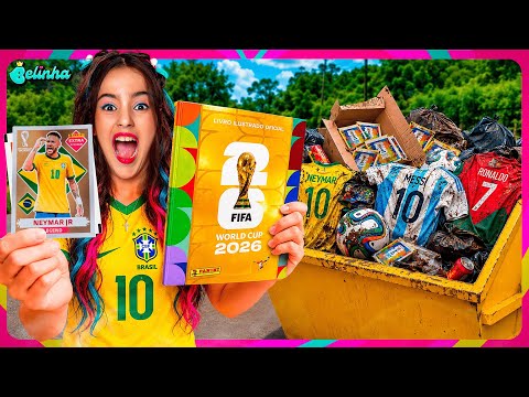 ENCONTREI FIGURINHAS ULTRA RARAS E VÁRIAS COISAS DA COPA DO MUNDO NO LIXO thumbnail