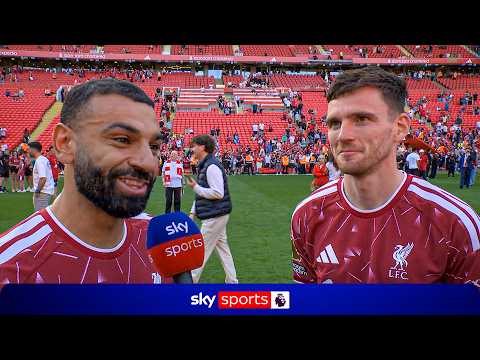 Mo Salah and Andy Robertson's EMOTIONAL final interviews at Liverpool ❤️ thumbnail