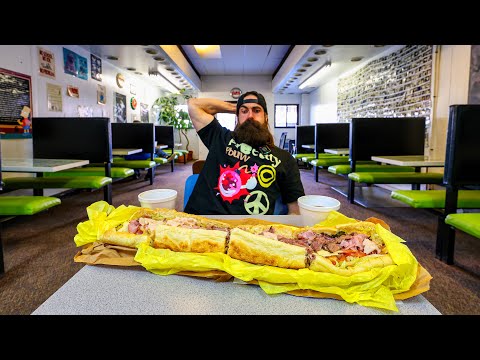 THIS SANDWICH CHALLENGE IN UTAH HAS BEEN ATTEMPTED OVER A THOUSAND TIMES SINCE 1980 | BeardMeatsFood thumbnail