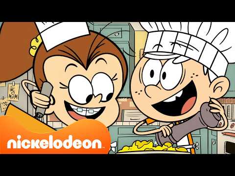 Loud House | Keluarga Loud memasak selama satu jam! 🍳 | Nickelodeon Bahasa thumbnail