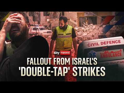 Shocking video shows moment paramedics are hit by Israel in 'double-tap' strike thumbnail