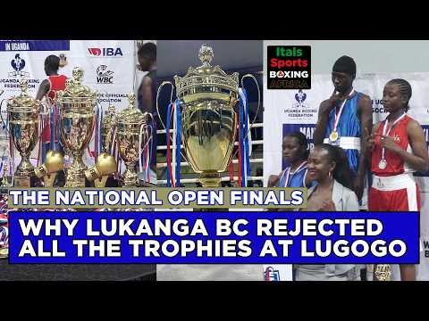 LUKANGA BC ABANDONS THE NATIONAL OPEN TOURNAMENT TROPHIES AT LUGOGO, CITING UNFAIR PLAY. #boxing thumbnail