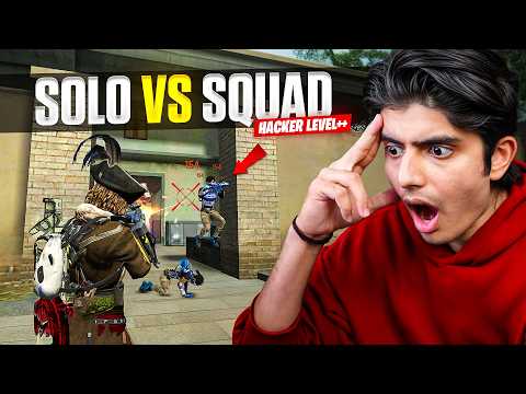 HACKER LEVEL! SOLO VS SQUAD GAMEPLAY | GARENA FREE FIRE thumbnail