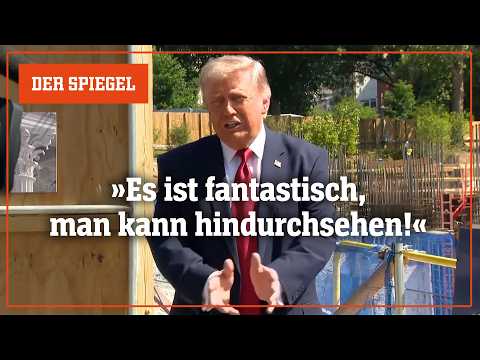 Trump und sein Ballsaal: »Es ist fantastisch, man kann hindurchsehen!« | DER SPIEGEL thumbnail