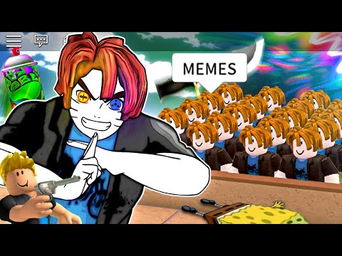 ROBLOX Murder Mystery 2 BACONS Funny Moments (MEMES) thumbnail