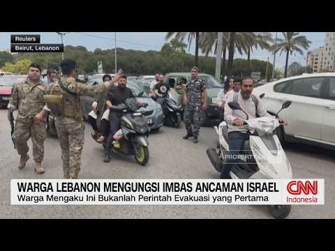 Beirut Mencekam! Ribuan Warga Mengungsi Usai Ancaman Serangan Israel thumbnail