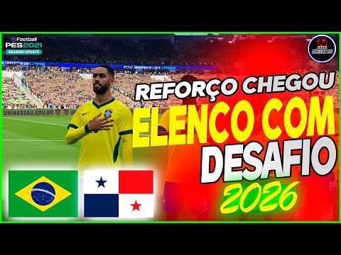 VAMOS DEFINIR O ELENCO PRINCIPAL DA SELEÇÃO BRASILEIRA NO MARACANA - PES 2021 GAMEPLAY PC- OREGON PB thumbnail